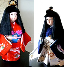 японские традиционные интерьерные  куклы, 1960-е гг.