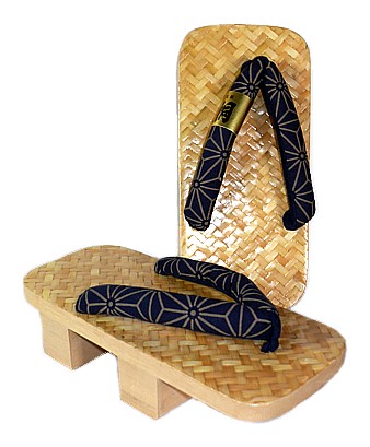 традиционная японская обувь из дерева - гэта