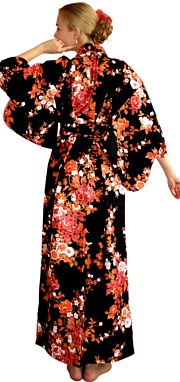 японское кимоно из хлопка - комфортная и красивая одежда для дома