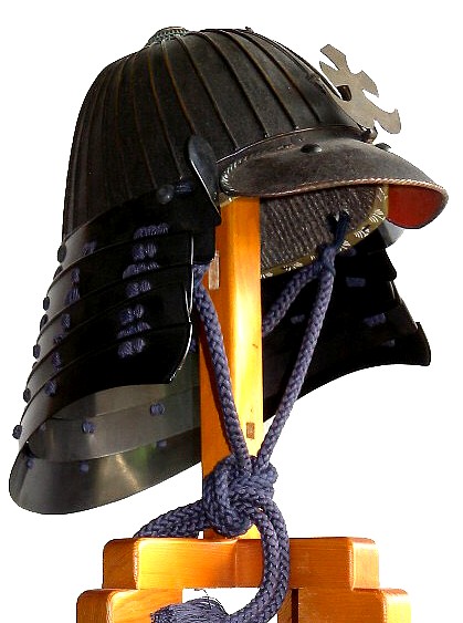 Самурайский шлем КАБУТО эпохи Эдо. Японское антикварное холодное оружие и  снаряжение. Самурайское искусство.